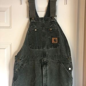 CARHARTT Green Overalls 36x34